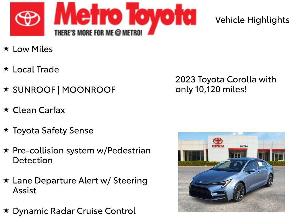 Certified Used 2023 Blue Toyota SE image 7