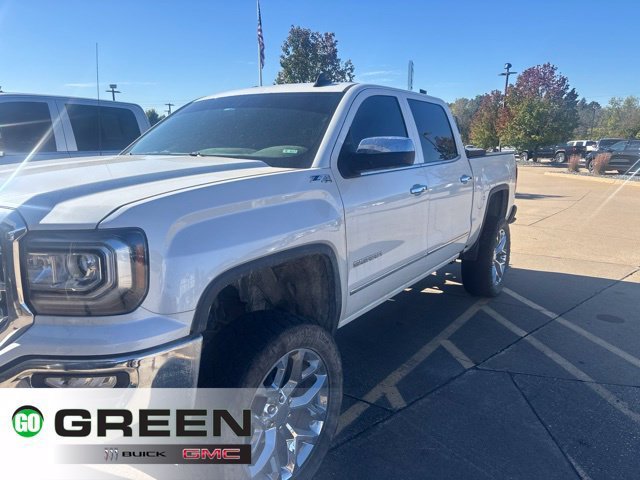 Used 2017 WHITE FROST TRICOAT GMC SLT image 1