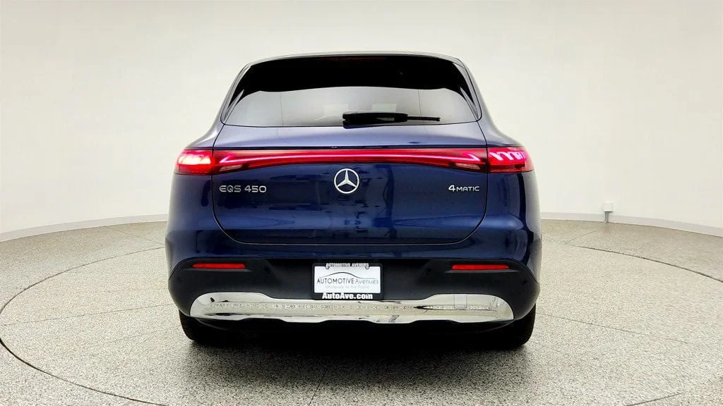 Used 2023 Twilight Blue Metallic Mercedes-Benz EQS 450 4MATIC® SUV w/ 21
