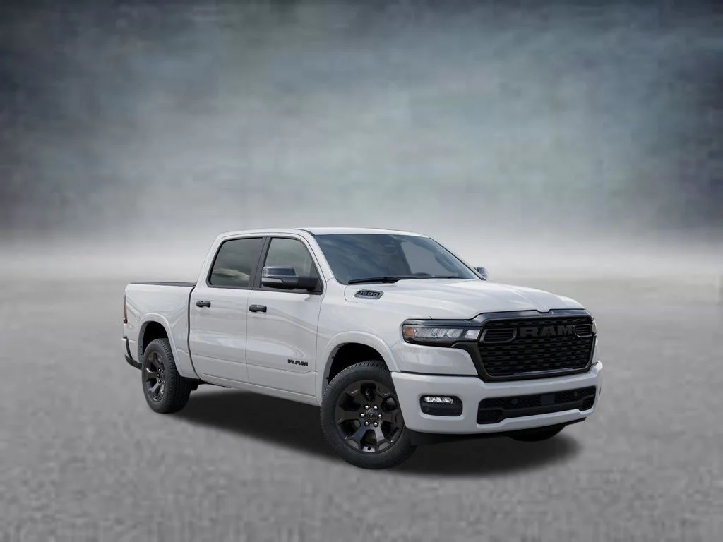 New 2026 Bright White Clear-Coat Exterior Paint RAM Big Horn/Lone Star image 5