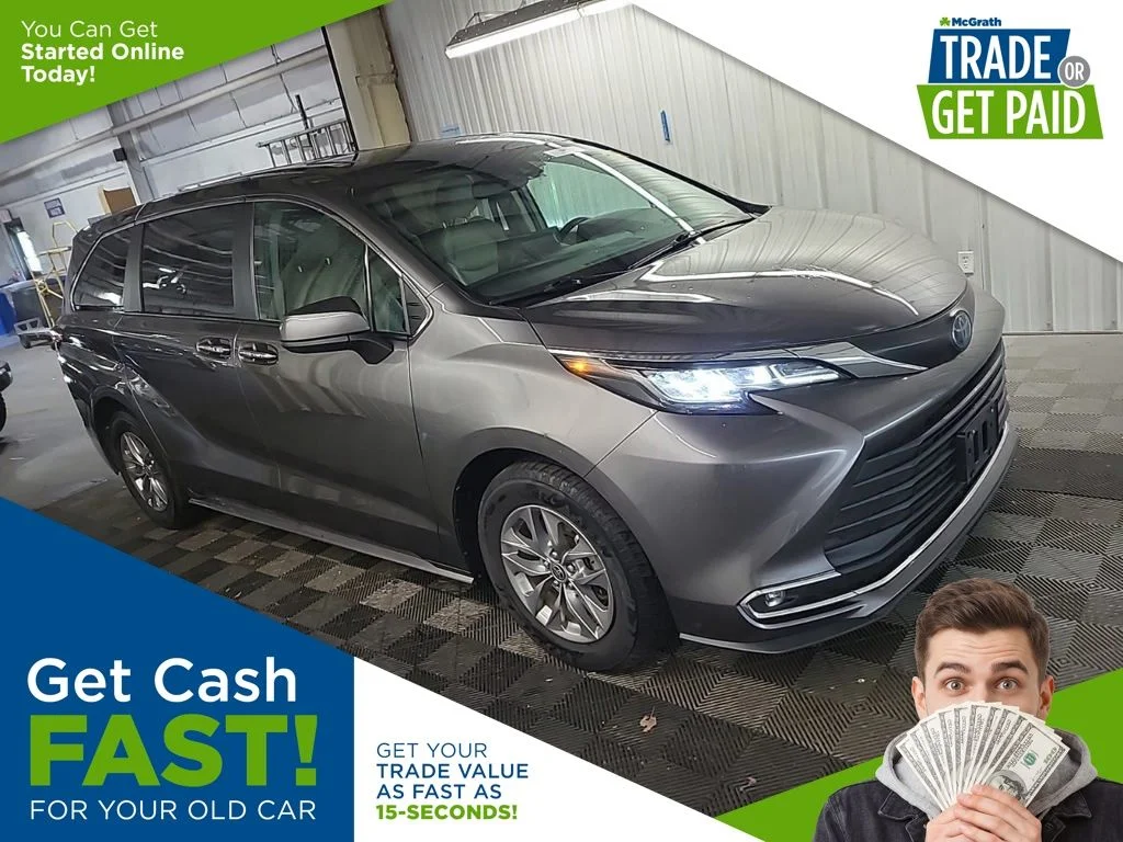 Certified Used 2022 Gray Toyota XLE image 1