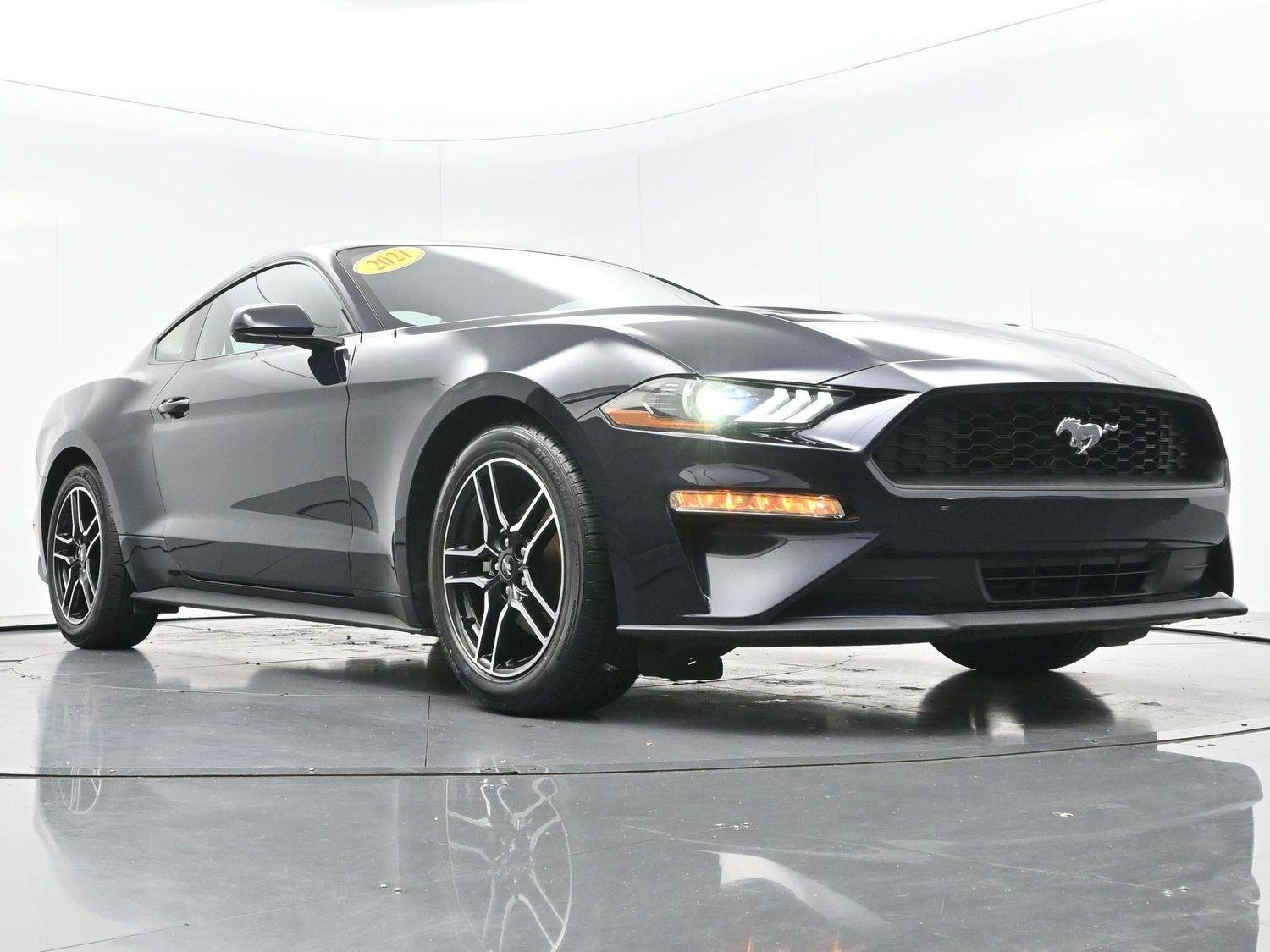 Used 2021 Antimatter Blue Ford EcoBoost image 39