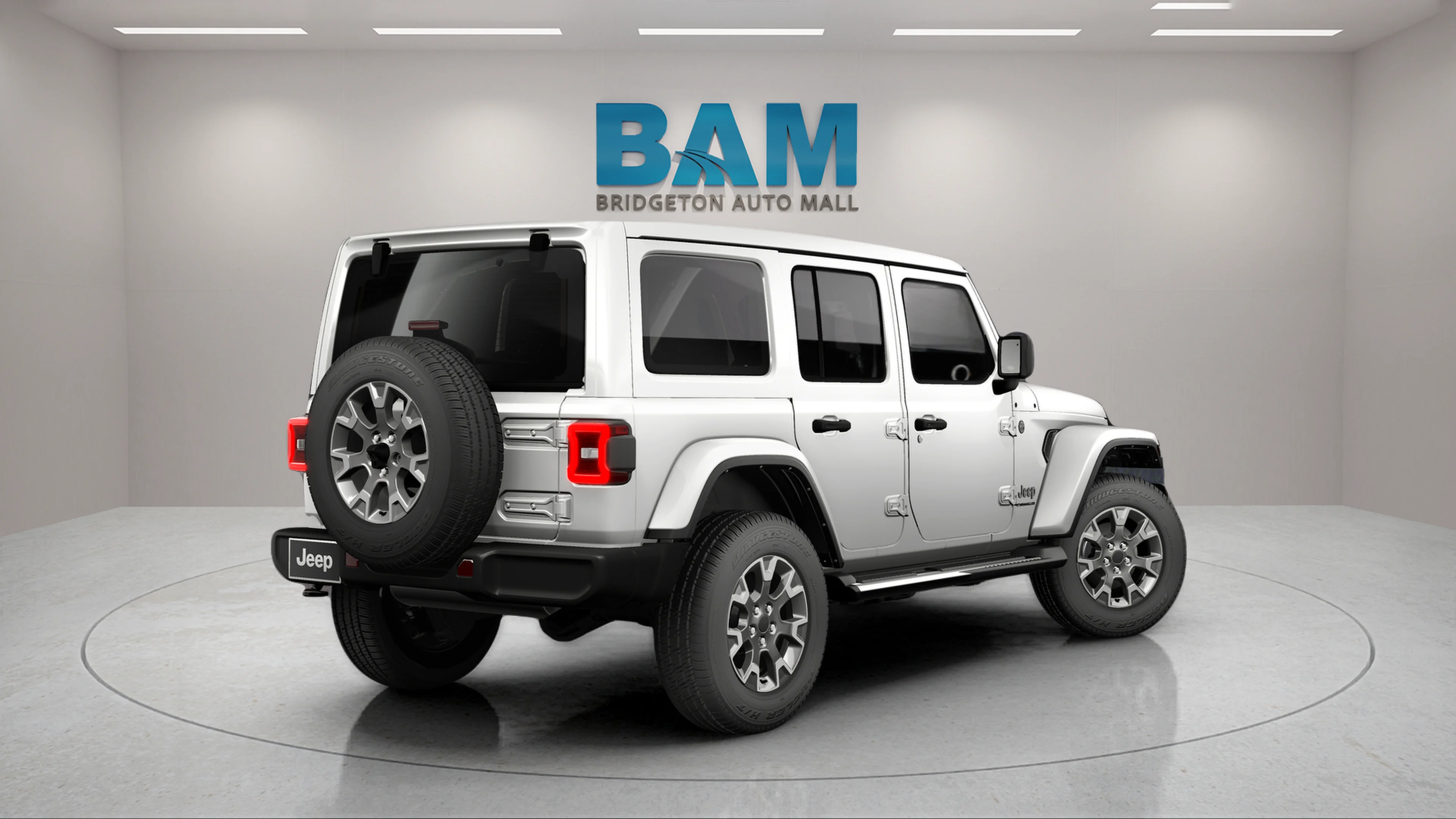 New 2026 Bright White Clear-Coat Exterior Paint Jeep Sahara image 6