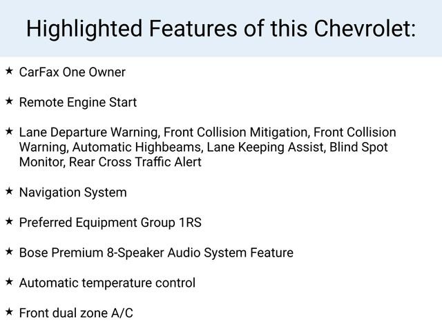 Used 2023 Black Chevrolet RS image 2