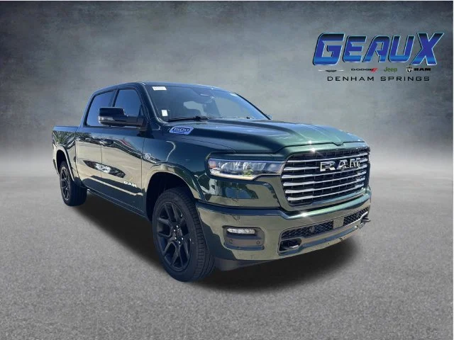 New 2026 Serrano-Green Metallic Exterior Paint RAM Laramie image 1