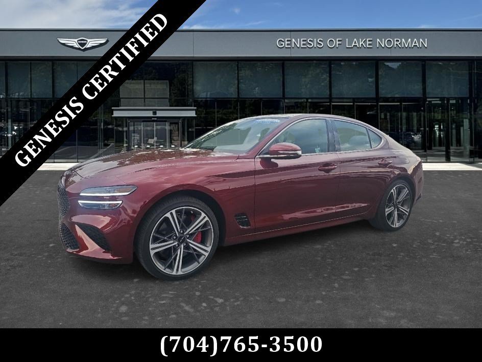 Certified Used 2025 Cavendish Red Genesis 2.5T Sport Prestige image 1