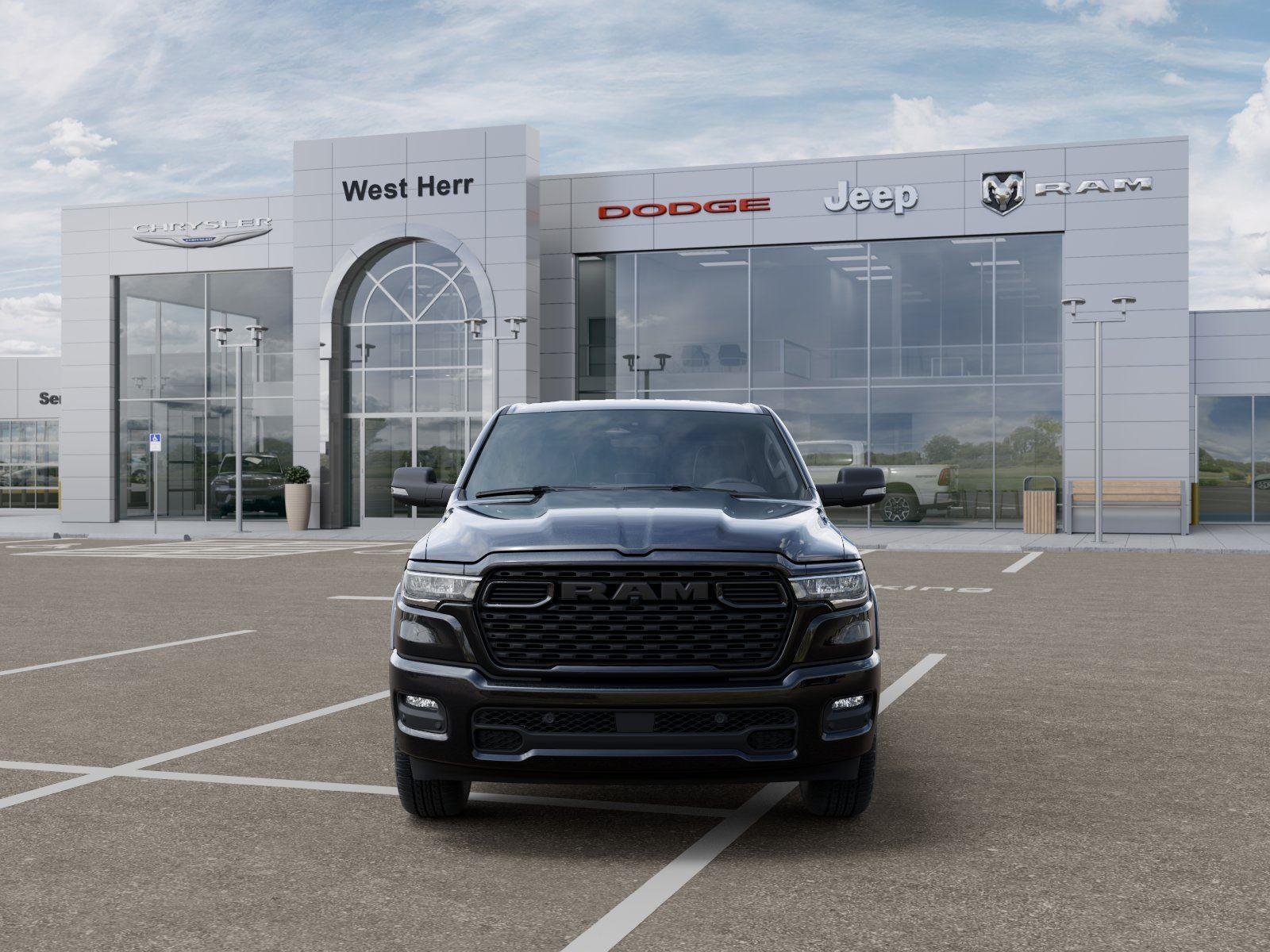 New 2026 Diamond Black Crystal Pearl-Coat Exterior Paint RAM Big Horn/Lone Star image 6