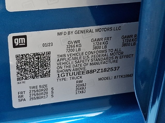 Used 2023 Blue GMC AT4 image 29