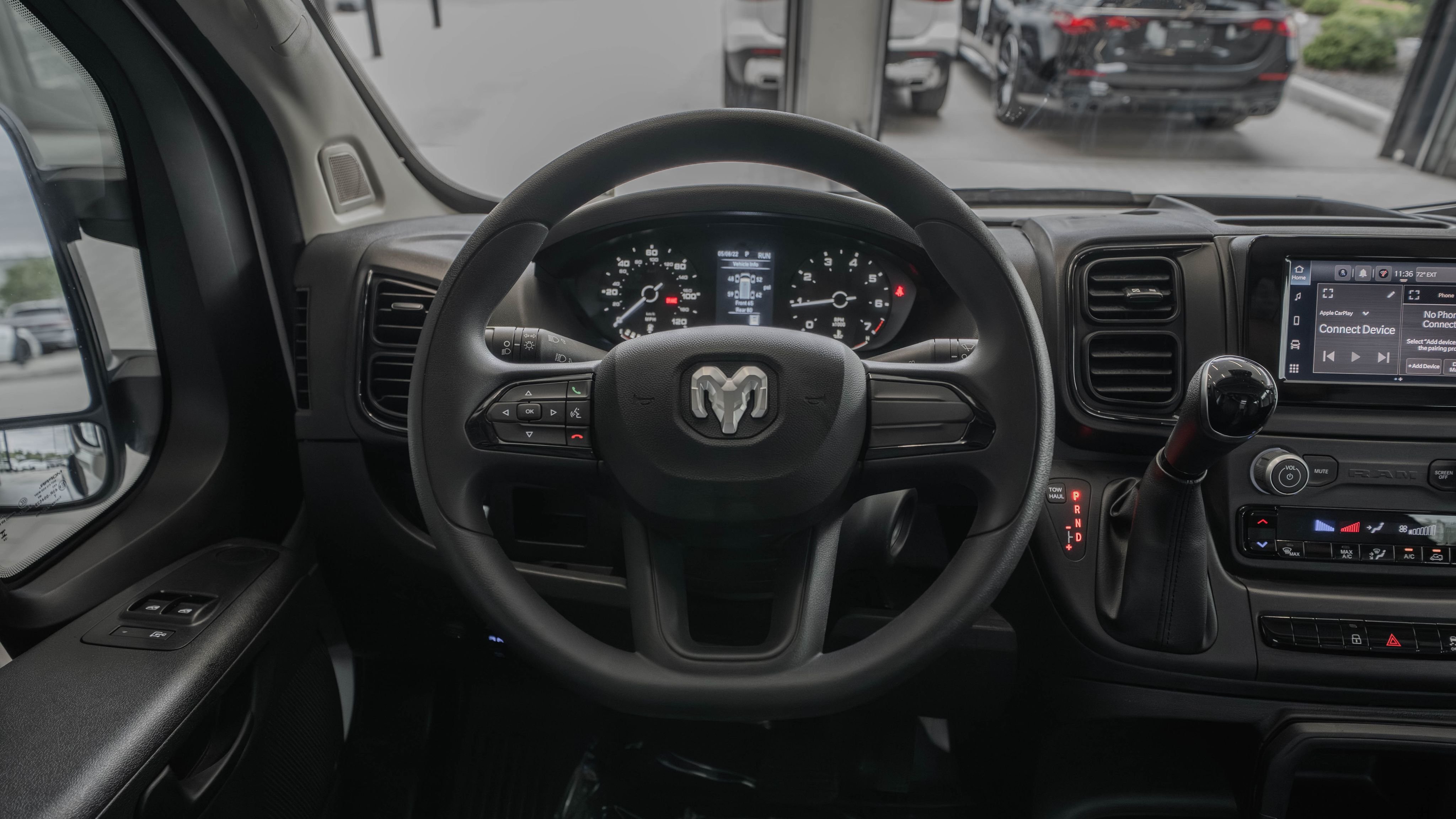 Used 2024 Bright White Clearcoat Ram High Roof image 9