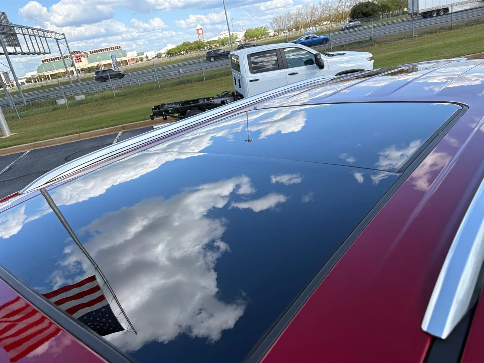 Used 2026 Volcanic Red Tintcoat GMC Denali Ultimate image 21
