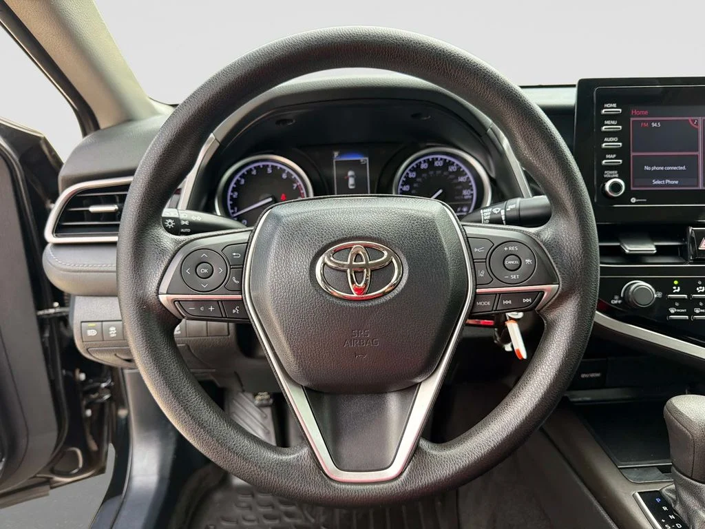 Used 2021 Midnight Black Metallic Toyota LE image 30