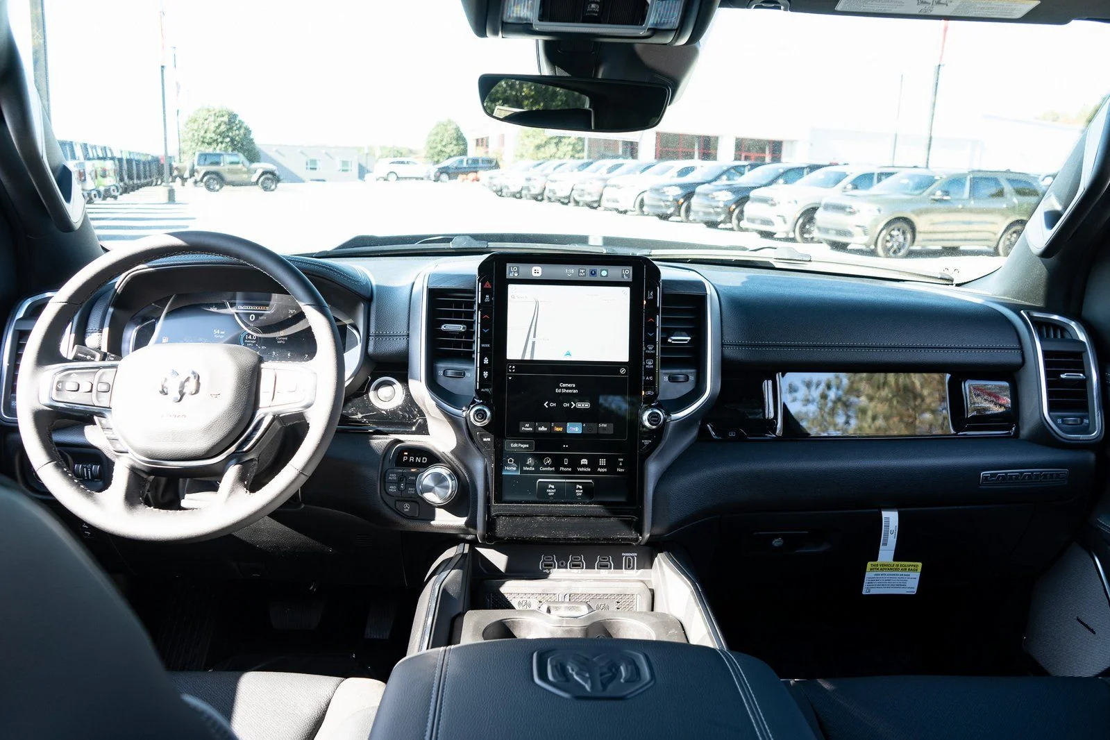 New 2026 Diamond Black Crystal Pearl-Coat Exterior Paint RAM Laramie image 19