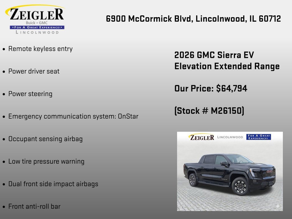 2026 GMC Sierra EV Elevation - Photo 12