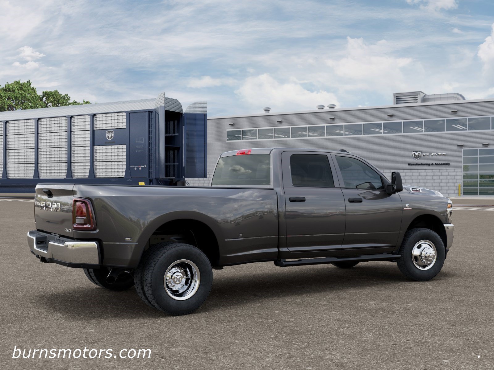 New 2026 Granite Crystal Metallic Clear-Coat Exterior Paint RAM Tradesman Dually image 4
