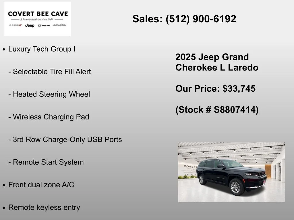 New 2025 Diamond Black Crystal Pearl-Coat Exterior Paint Jeep Laredo image 13