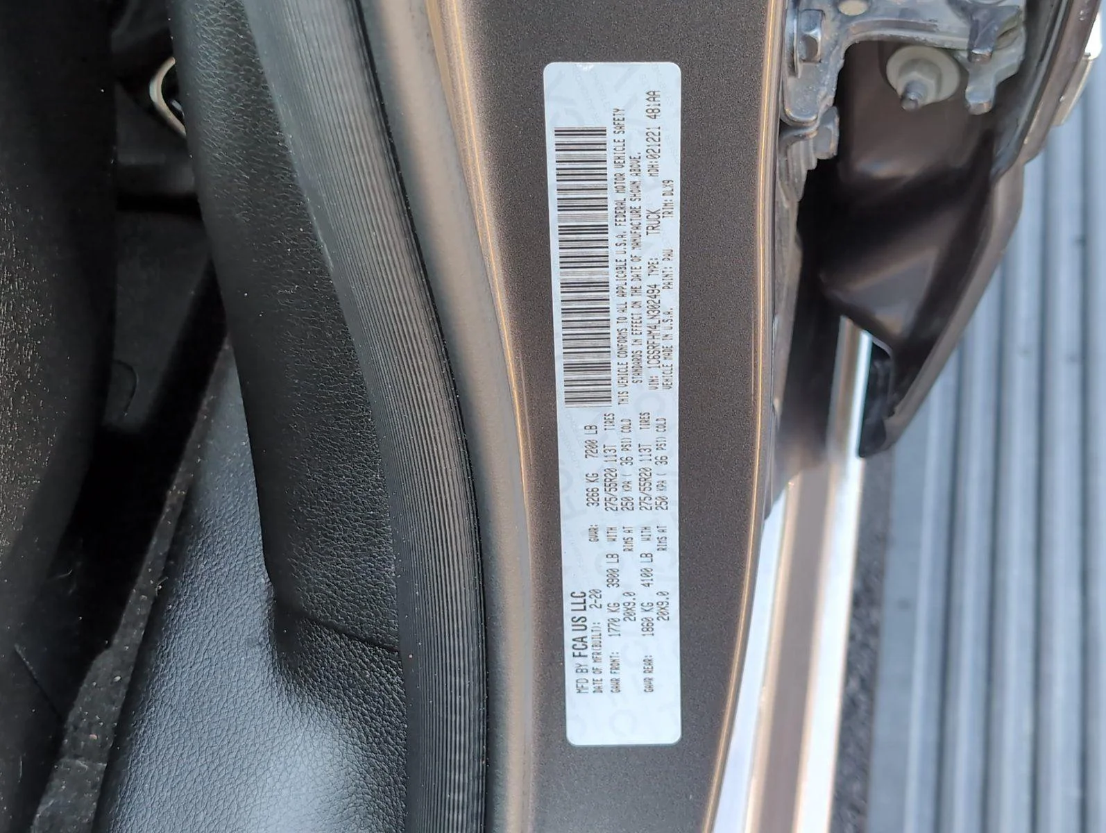 Used 2020 Granite Crystal Metallic Clearcoat Ram Limited image 14