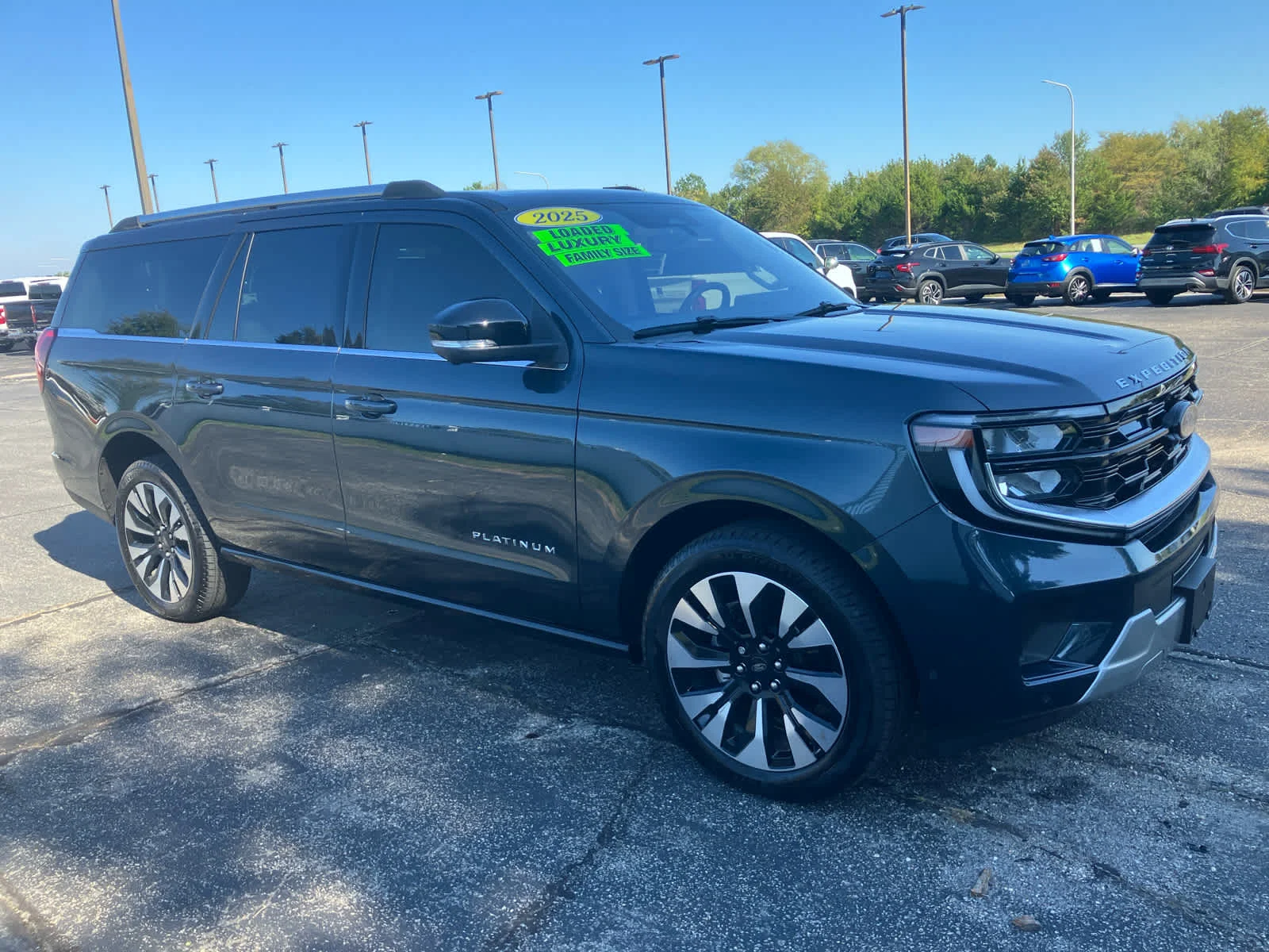 Certified Used 2025 Stone Blue Ford Platinum image 2