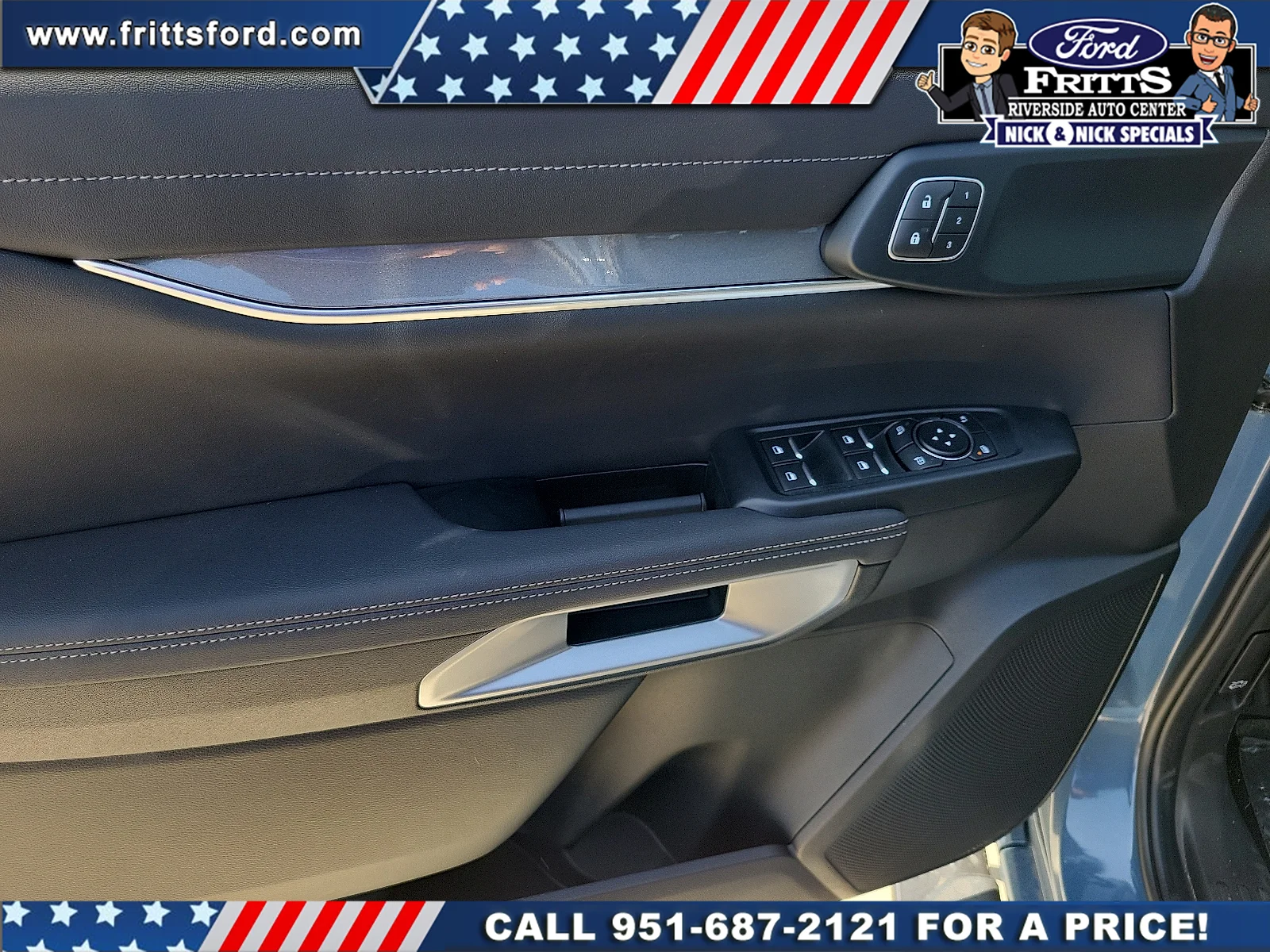 New 2025 Azure Gray Metallic Tri-coat Ford LARIAT® image 14