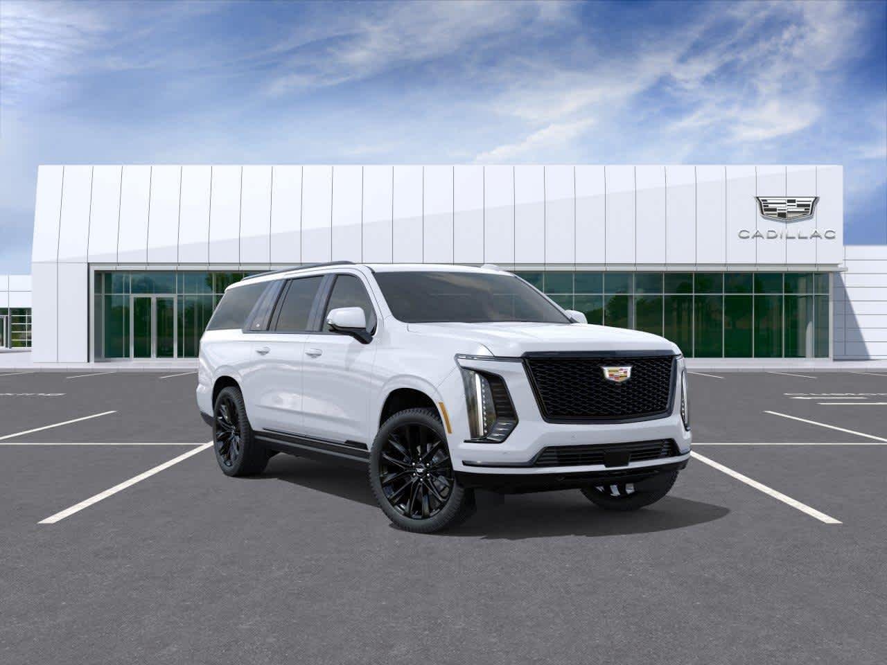 New 2026 Vibrant White Tricoat Cadillac Platinum Sport image 1
