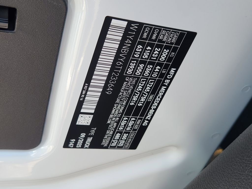 2026 Mercedes-Benz Sprinter Cargo Van Base - Photo 10