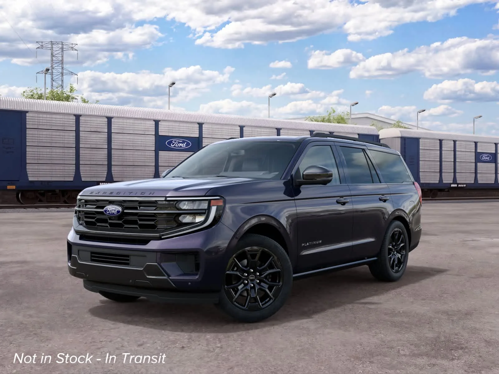 New 2027 Blue Ember Metallic Ford Platinum image 2