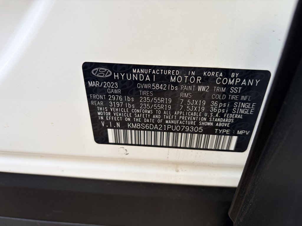 Used 2023 Serenity White Pearl Hyundai SEL Convenience image 18