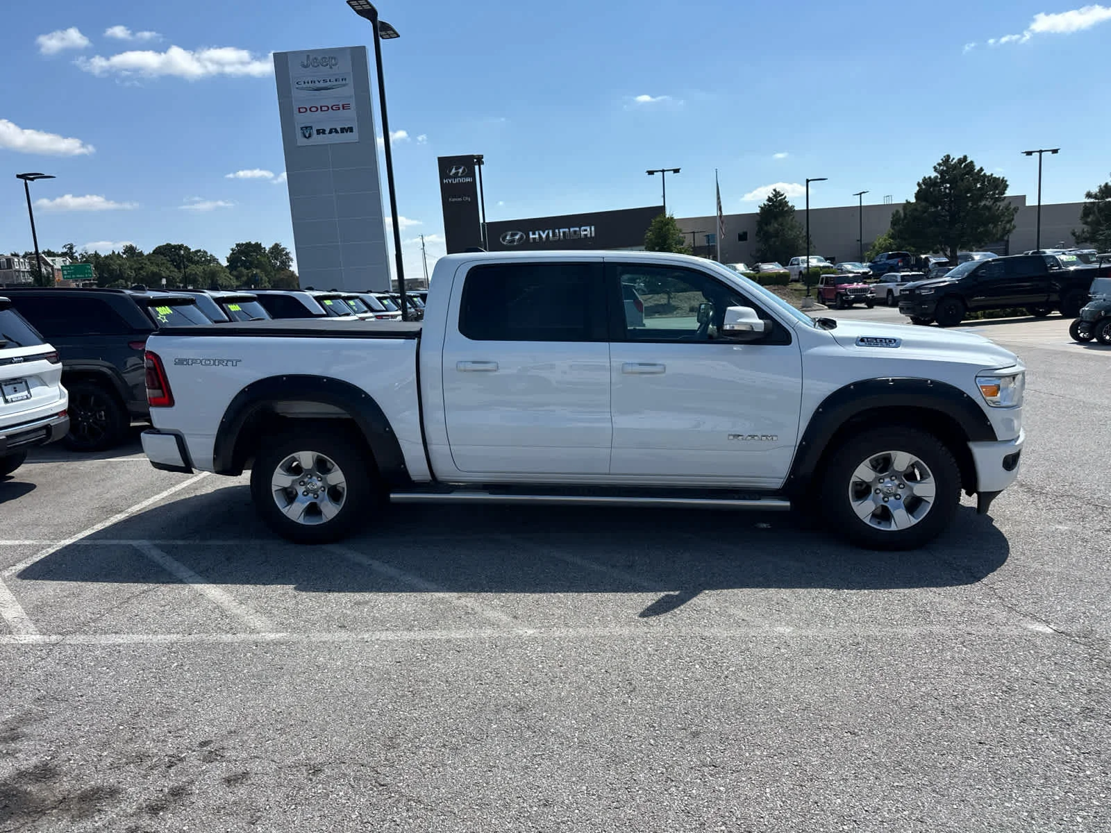 Used 2020 Bright White Clearcoat Ram Big Horn image 4