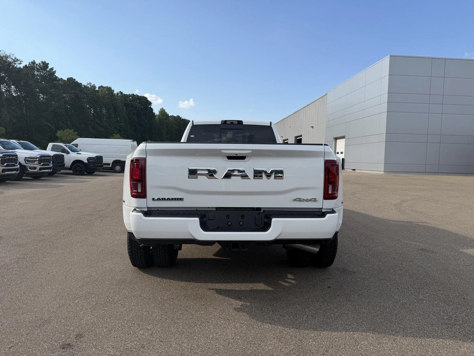 New 2026 Bright White Clear-Coat Exterior Paint RAM Laramie image 5