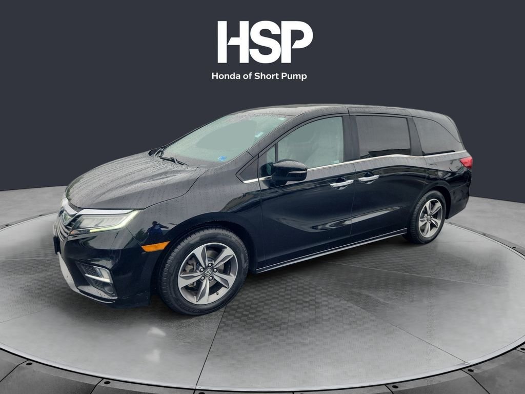 Used 2018 Crystal Black Pearl Honda Touring image 1
