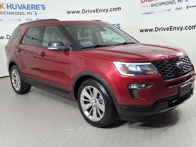 Used 2019 Red Ford Sport image 3