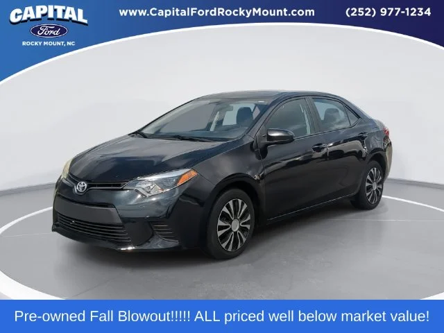 Used 2016 Black Toyota LE image 1