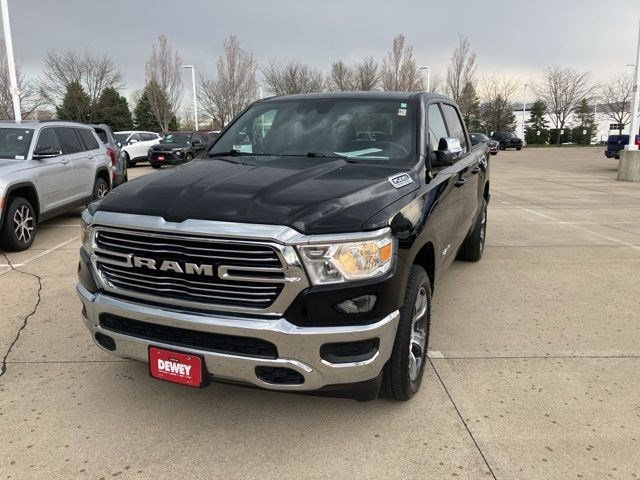 Used 2023 Diamond Black Crystal Pearlcoat Ram Laramie image 3
