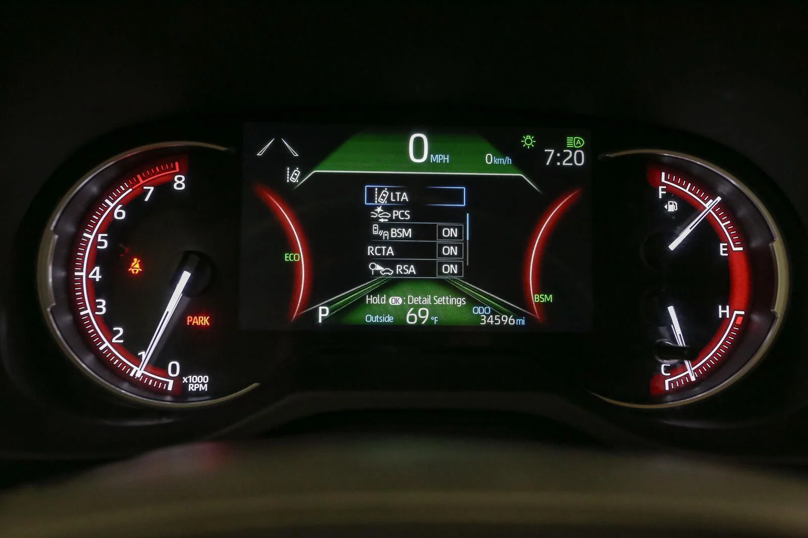 Used 2025 Midnight Black Metallic TOYOTA  image 33