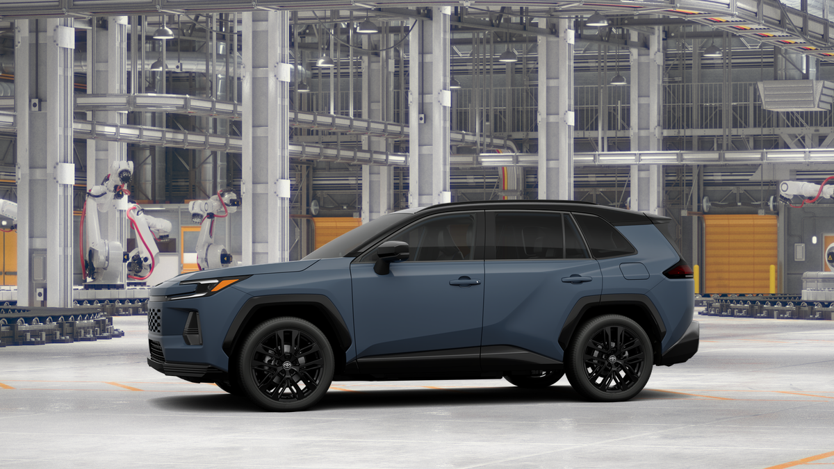 New 2026 Storm Cloud with Midnight Black Metallic roof Toyota XSE image 3