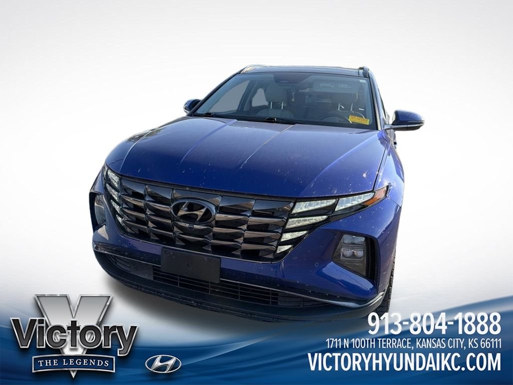 Used 2022 Blue Hyundai Limited image 2