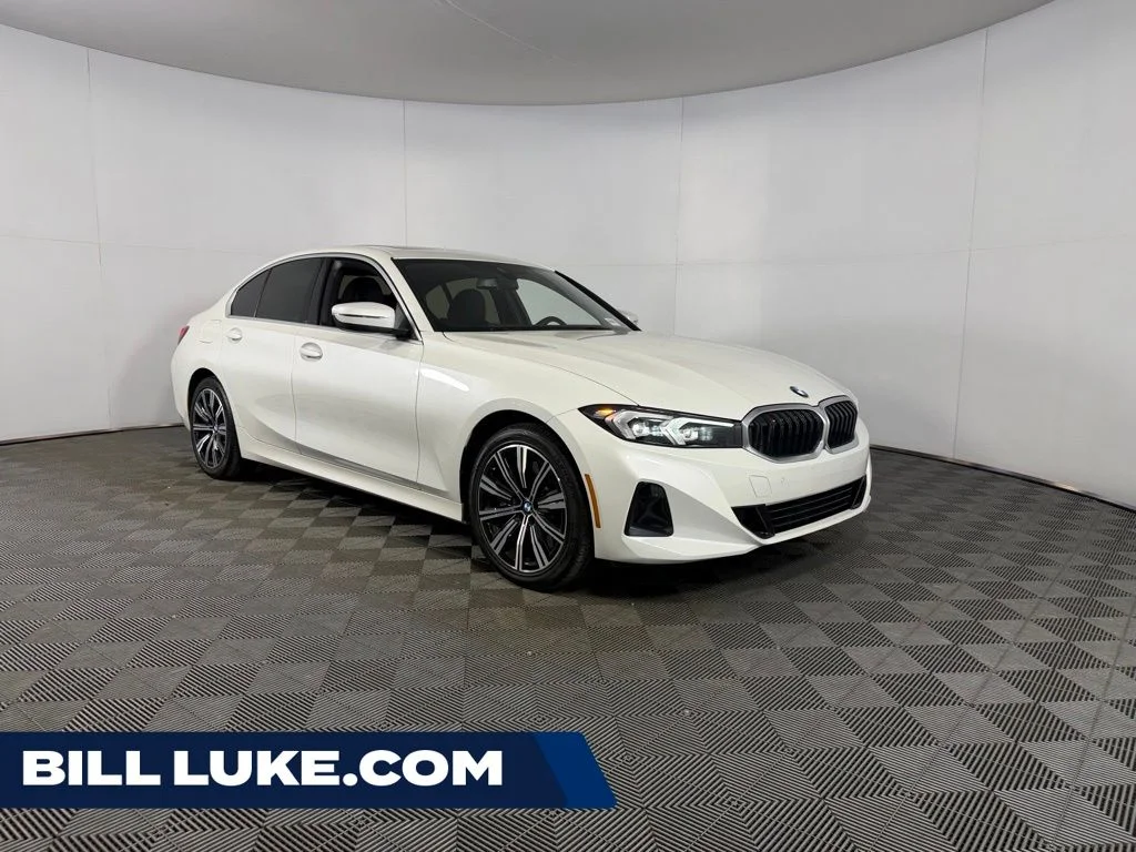 Used 2025 White BMW 330i xDrive image 1
