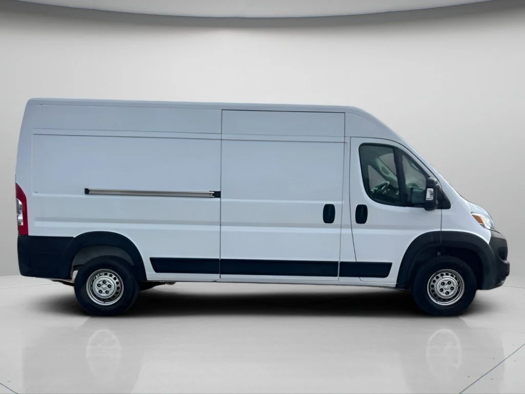 Used 2025 Bright White Clearcoat Ram High Roof image 3