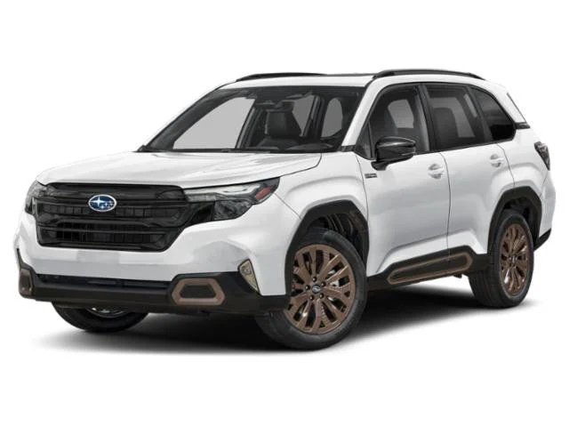 New 2026 Crystal White Pearl Subaru Sport Hybrid image 1