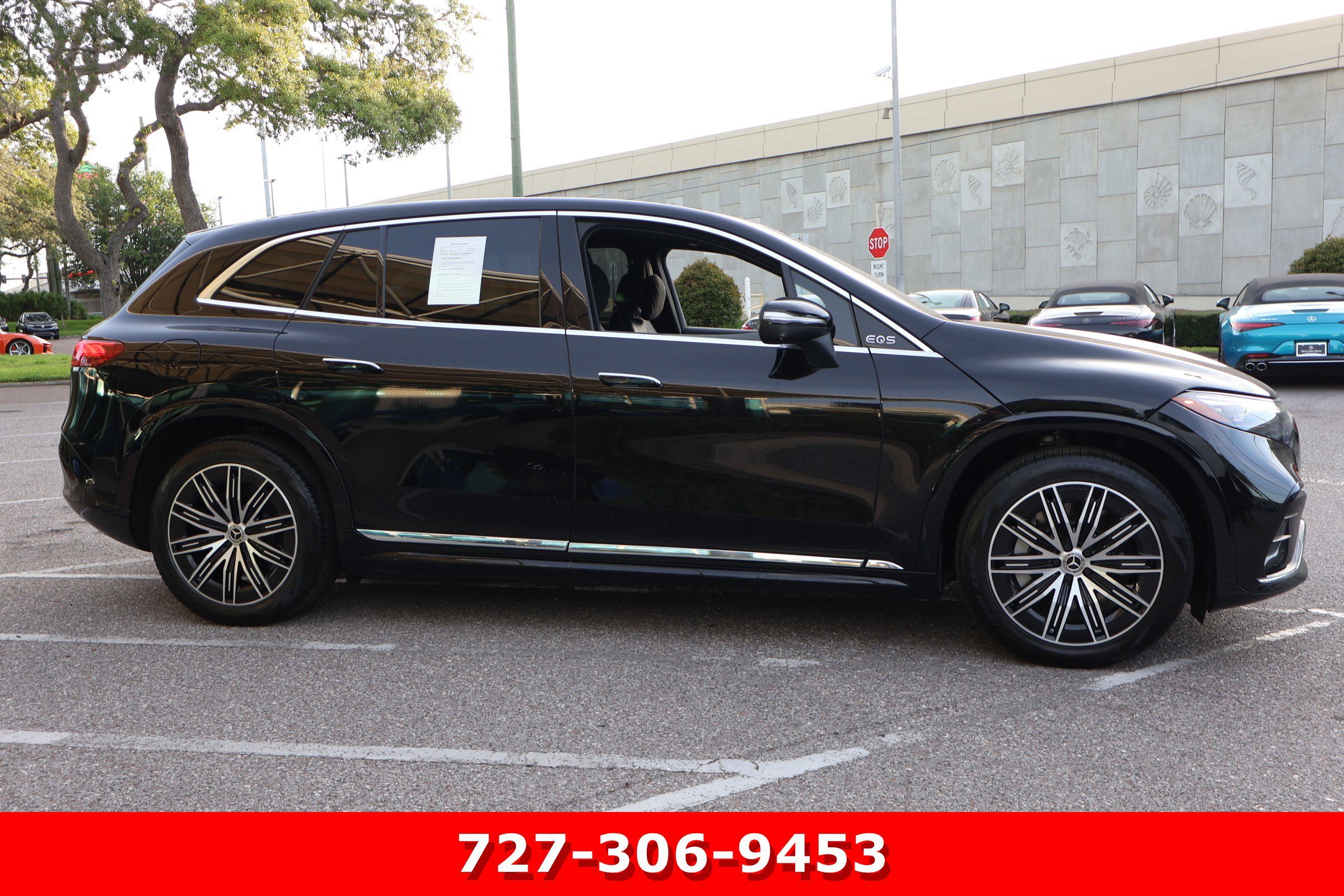 Certified Used 2023 Obsidian Black Metallic Mercedes-Benz EQS 580 image 11