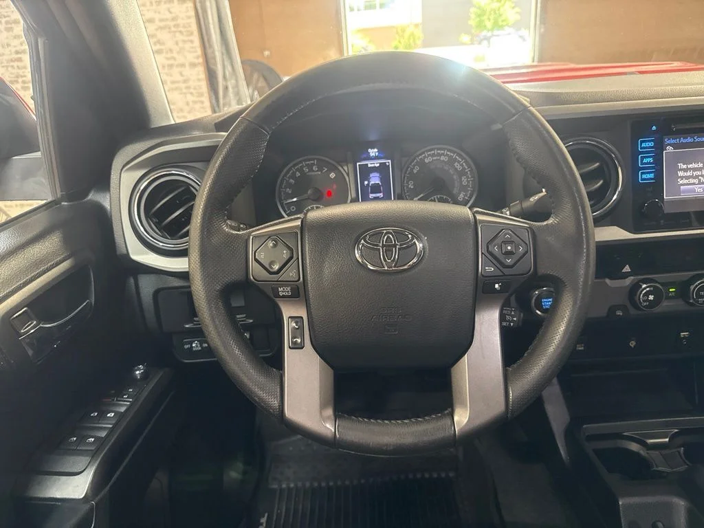 Used 2017 Barcelona Red Metallic Toyota TRD Sport image 14