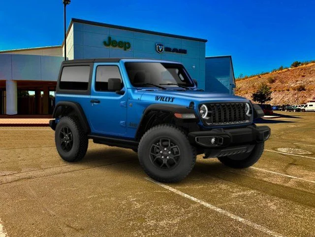 New 2026 Hydro Blue Pearl-Coat Exterior Paint Jeep Willys image 5