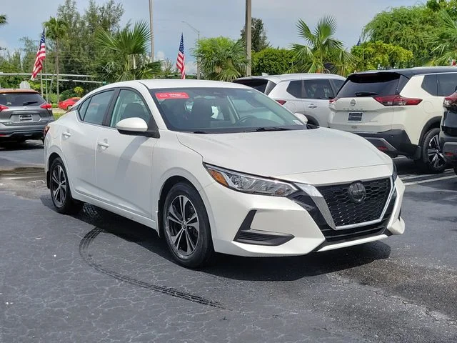 Certified Used 2023 White Nissan SV image 3