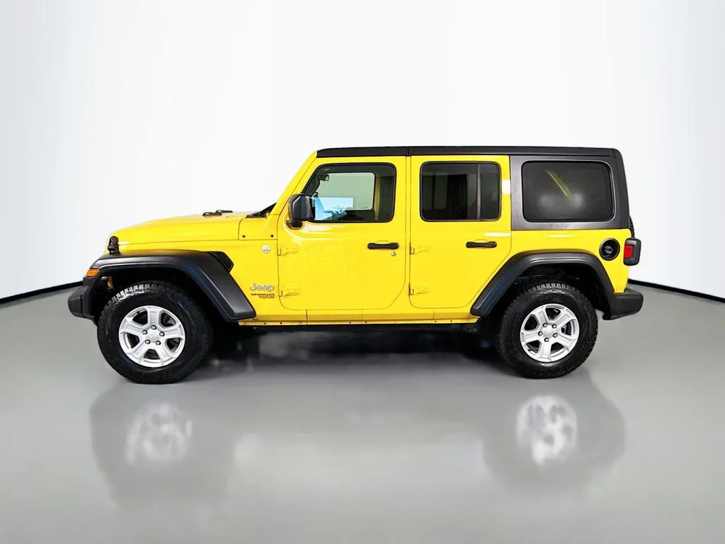 Used 2019 Hellayella Clearcoat Jeep Unlimited Sport S image 2