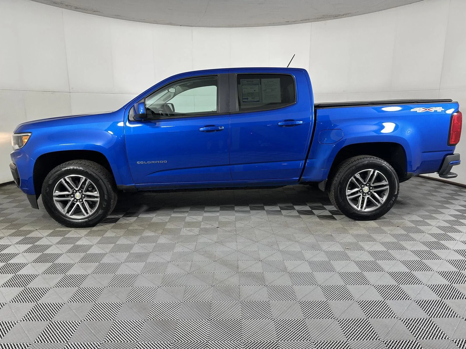 Used 2021 Bright Blue Metallic Chevrolet 4WD Work Truck image 11