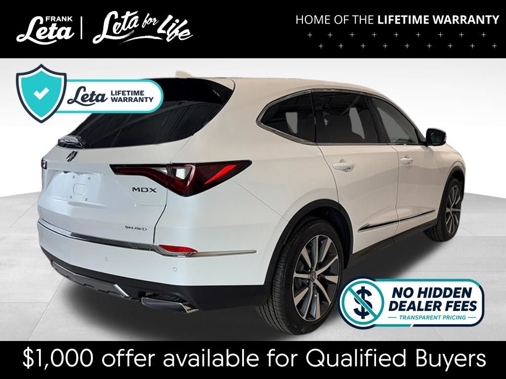 New 2026 Platinum White Pearl Acura w/Technology Package image 6
