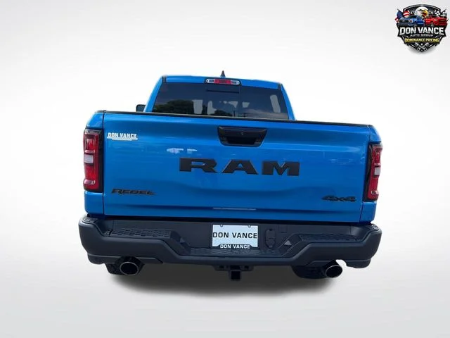 New 2026 Hydro Blue Pearl-Coat Exterior Paint RAM Rebel image 4