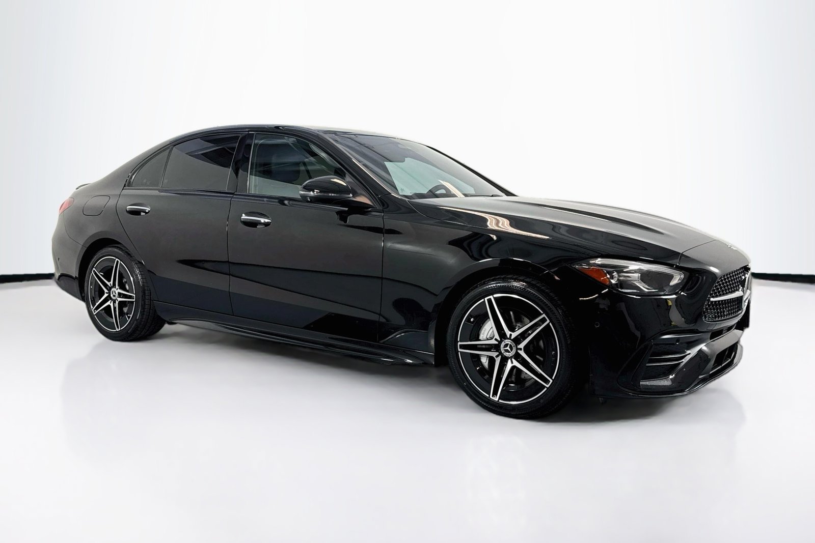 Used 2023 Obsidian Black Metallic Mercedes-Benz C 300 image 3