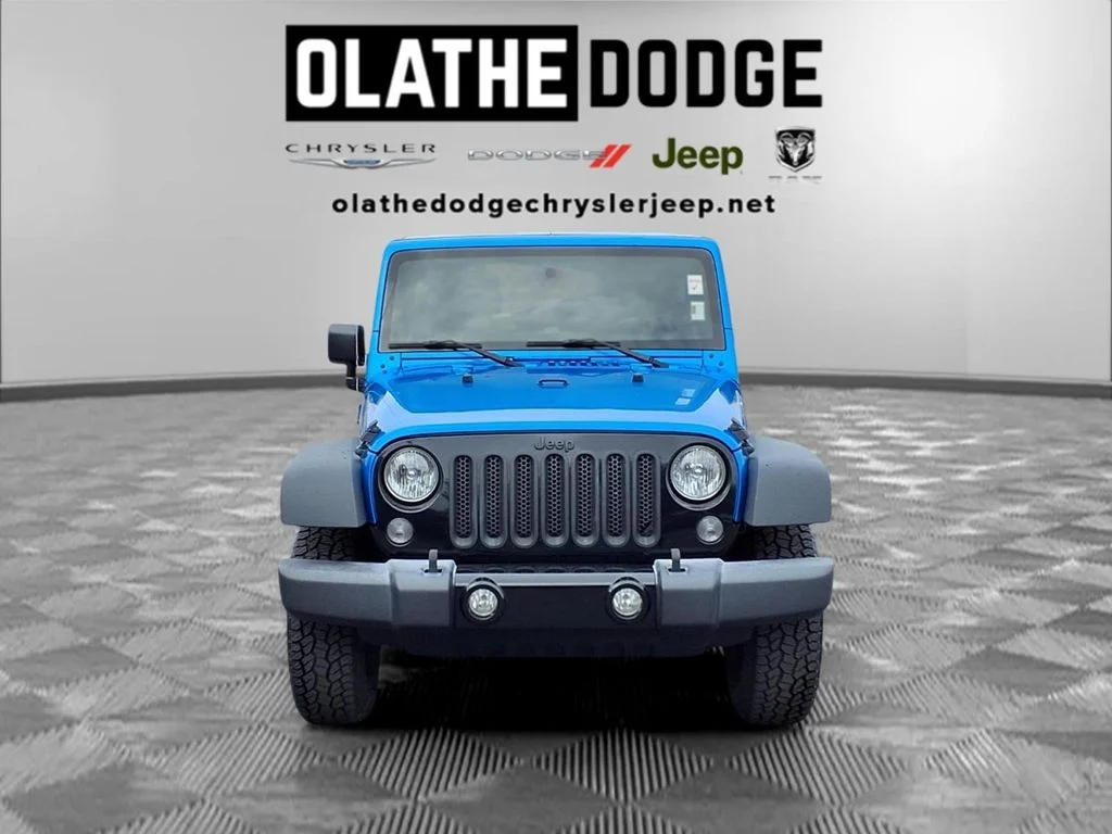 Used 2016 Blue Jeep Unlimited Sport image 30