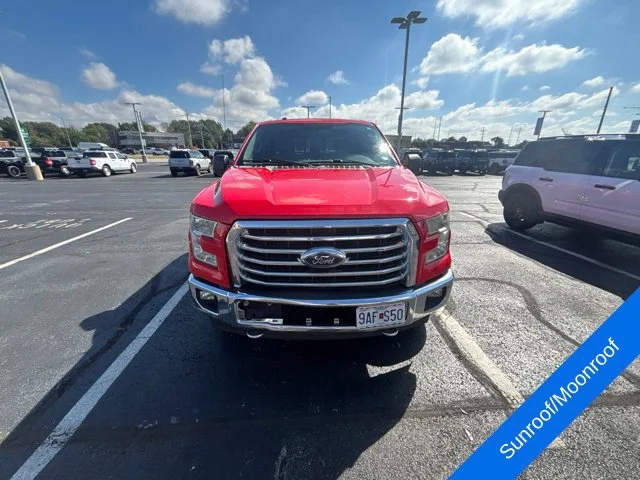 Used 2017 Race Red Ford XLT image 2