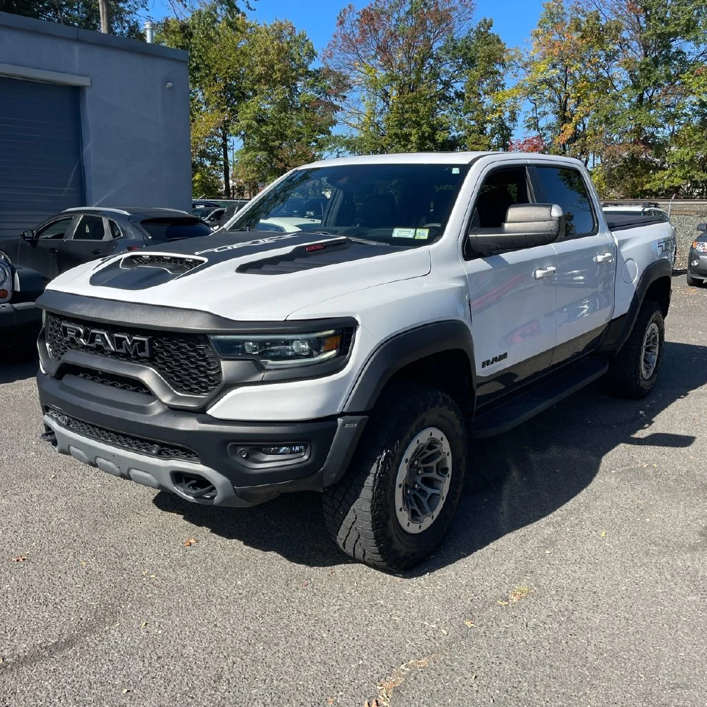 Used 2022 Bright White Clearcoat Ram TRX image 2